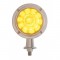 11 Amber Led Watermelon Honda Light W/ 1 1/8" Arm - Amber Lens
