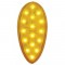 16 Amber Led Teardrop Clearance/Marker Light - Amber Lens