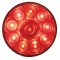 10 Red Led 4" S/T/T Light - Red Lens