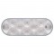 10 Amber Led Oval P/T/C Light - Clear Lens