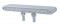10 Amber/Red Chrome Plastic 9" Double Face Light Bar - Clear Lens