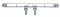 Chrome Plastic 12" Double Face Light Bar Housing Only