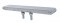 14 Amber/Red Chrome Plastic 12" Double Face Light Bar - Clear Lens