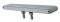 14 Amber/14 Red Chrome Plastic 12" Double Face Light Bar - Chrome Lens