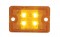 4 Led Small Rod Light - Amber/