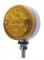 15 Amber Led 3" Reflector Dual Function Single Face Light- Amber Lens