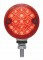 15 Red Led 3" Reflector Single Function Single Face Light- Red Lens
