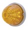 17 Amber Led Beehive Cab Light Flush Mount Kit - Amber Lens