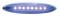 Chrome 8 Led 4" Strip Light - Blue