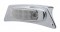 Chrome Fender Light W/ 10 Amber Led Reflector Marker Light - Clear Lens
