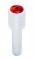 (2/Card) Chrome Door Lock W/ Medium Diamond - Red