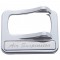 Chrome Plastic Peterbilt Rocker Switch Cover - "Air Suspension" Stainless Steel Plaque