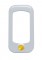 (3/Card) Chrome Plastic Rocker Switch Trim W/ Diamond - Amber