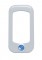 (3/Card) Chrome Plastic Rocker Switch Trim W/ Diamond - Blue