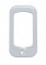 (3/Card) Chrome Plastic Rocker Switch Trim W/ Diamond - Clear