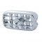 Chrome Plastic 2006+ Peterbilt A/C Vent  - Indented