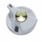 Chrome Plastic Peterbilt Timer Knob W/ Diamond - Smoke