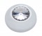 (2/Card) Chrome Plastic 2006+ Peterbilt Knob Cover W/ Diamond - Clear