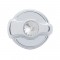 Chrome Plastic Peterbilt A/C Dial Knob W/ Diamond - Clear
