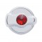 Chrome Plastic Peterbilt A/C Dial Knob W/ Diamond - Red