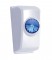 (2/Card) Chrome Plastic 2006+ Kenworth Dash Switch Plug W/ Diamond - Blue