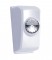(2/Card) Chrome Plastic 2006+ Kenworth Dash Switch Plug W/ Diamond - Clear