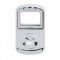 Chrome Plastic Peterbilt Rocker Switch Cover - Indented