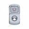 Chrome Plastic "Beacon Light" Rocker Switch Cover W/ Diamond - Clear