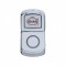 Chrome Plastic "Diagnostic" Rocker Switch Cover - Plain
