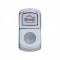 Chrome Plastic "Diagnostic" Rocker Switch Cover - Indented
