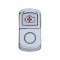 Chrome Plastic "Engine Fan" Rocker Switch Cover - Plain