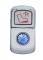 Chrome Plastic "Floor Light" Rocker Switch Cover W/ Diamond - Blue
