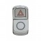Chrome Plastic "Hazard Light" Rocker Switch Cover-Plain
