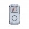 Chrome Plastic "Headlight" Rocker Switch Cover - Plain