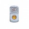 Chrome Plastic "Headlight" Rocker Switch Cover W/ Diamond - Amber