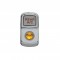 Chrome Plastic "Rear A/C" Rocker Switch Cover W/ Diamond - Amber
