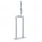 Chrome 11" Air Horn Valve With "Daytona" Spike Grip