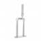 Chrome 9" Air Horn Valve With "Dallas" Grooved Grip