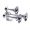 Chrome (Brass/Aluminum) Heavy Duty Train Horn - Classic Style