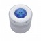 Chrome Aluminum Glove Box Knob Cover W/ Diamond - Blue
