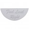 Stainless Steel Peterbilt Gauge Emblem - Fuel Level Right