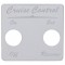 Stainless Steel Peterbilt 2 Switch Plate - Cruise Control