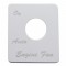 Stainless Steel Peterbilt Switch Plate - Engine Fan
