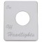 Stainless Steel Peterbilt Switch Plate - Headlight