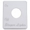 Stainless Steel Peterbilt Switch Plate - Sleeper Light