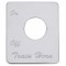 Stainless Steel Peterbilt Switch Plate - Train Horn