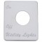 Stainless Steel Peterbilt Switch Plate - Utility Light