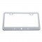 Chrome License Frame With Led Light Strips Cutout