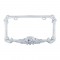 Chrome Pirate License Frame
