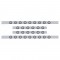 S.S. Kenworth60" Sleeper Light Panel With Thirty 9 Amber Led 2" Light With Grommet - Clear Lens